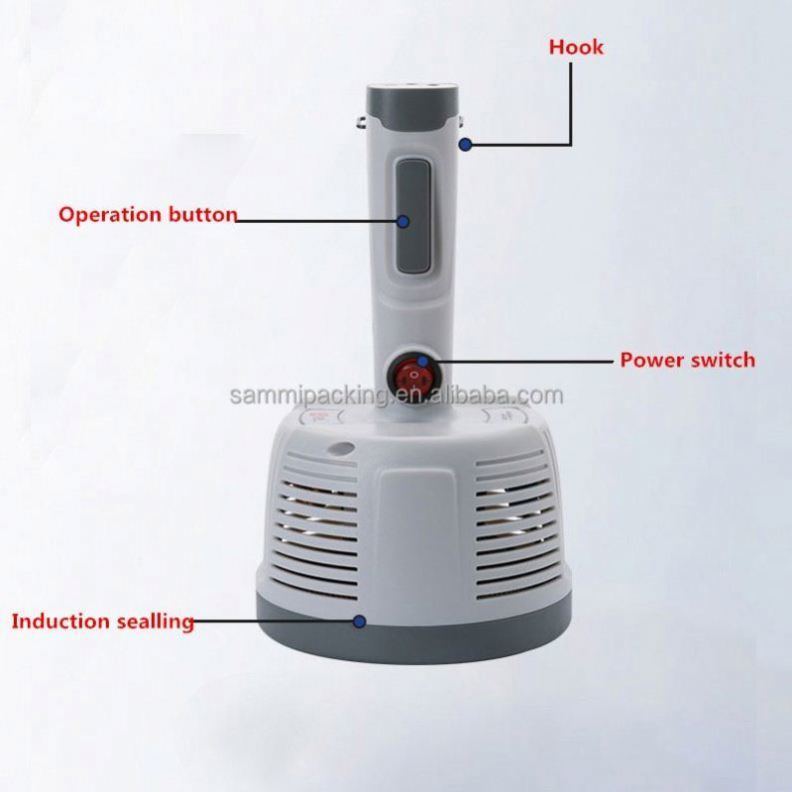 Novo tipo 20-100mm Portátil Sealer de Indução Máquina de vedação de folha de alumínio DGYF-400A
