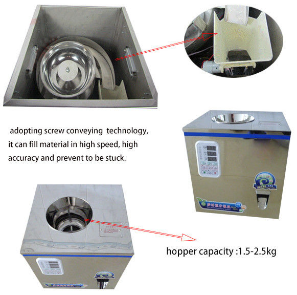 Venda a quente FZ-100 Máquina de enchimento de chá seco, pó, sementes, grãos pesando 2-100g