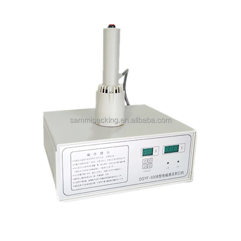 Máquina de selagem por indução portátil DGYF-500B 100% nova para selar garrafas com tampa de folha de alumínio para bico