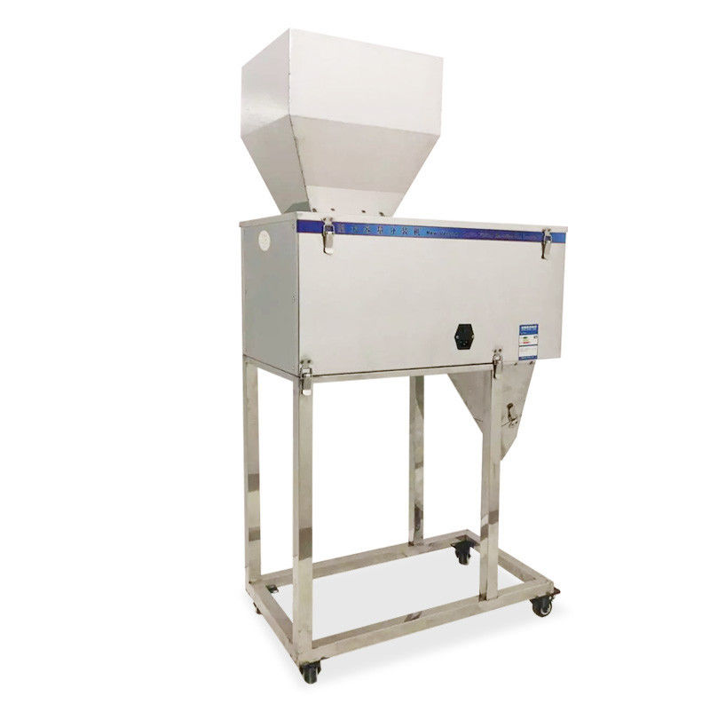 Máquina Automática Semi-Automática de Enchimento de Grãos Granulados para Trigo, Açúcar, Feijão, Arroz com Motor Central de Funil Grande para Aplicação em Bebidas