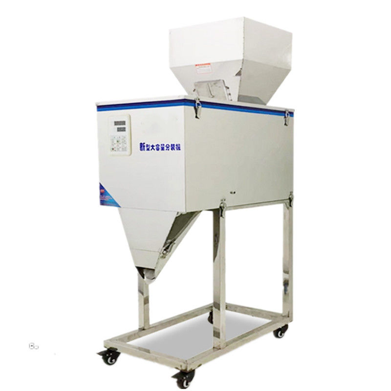 Máquina Automática Semi-Automática de Enchimento de Grãos Granulados para Trigo, Açúcar, Feijão, Arroz com Motor Central de Funil Grande para Aplicação em Bebidas