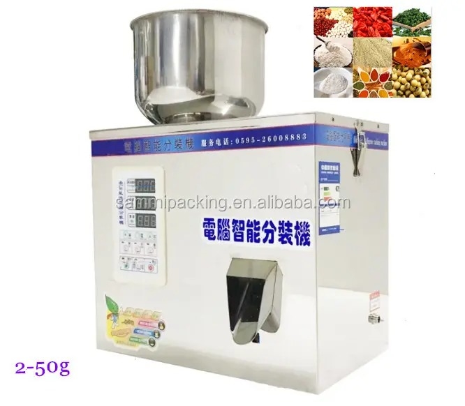 Máquina Automática de Pesagem, Enchimento e Selagem para Sachês de Pequenos Alimentos, Açúcar, Especiarias, Pó, Café, Grãos, Arroz, Grânulos, Partículas, Chá