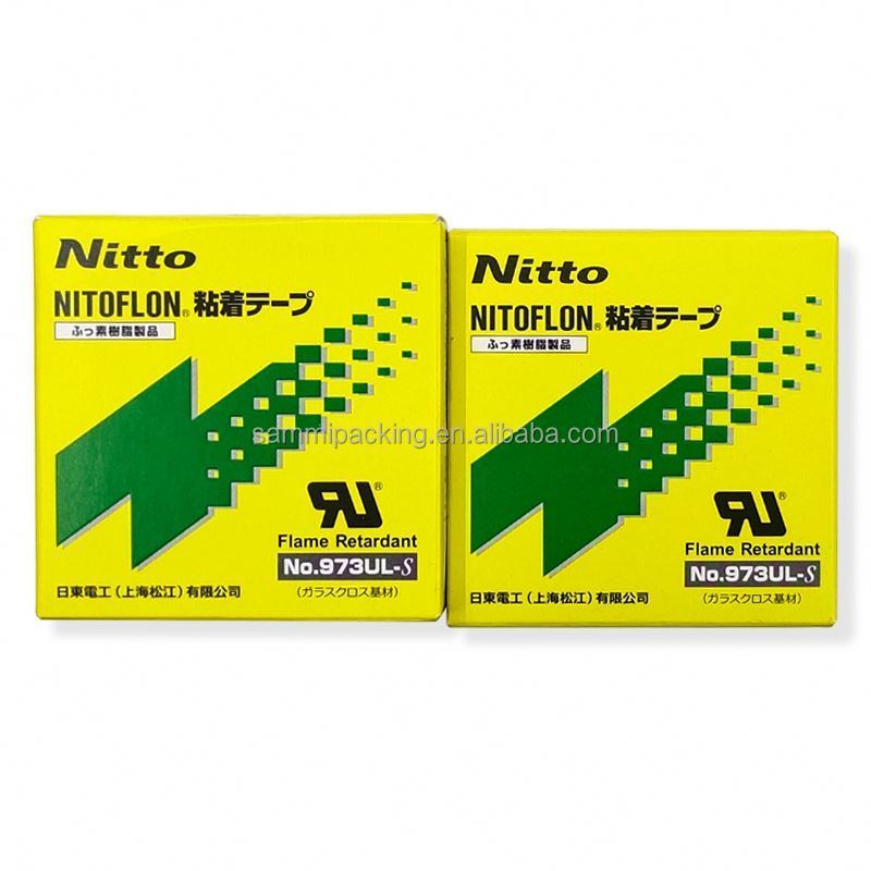 Fita adesiva de silicone PTFE resistente ao calor de alta qualidade Nitto 973UL para selagem de sacos com cola quente