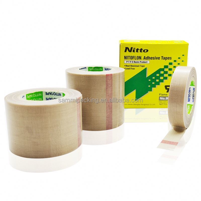 Fita adesiva de silicone PTFE resistente ao calor de alta qualidade Nitto 973UL para selagem de sacos com cola quente