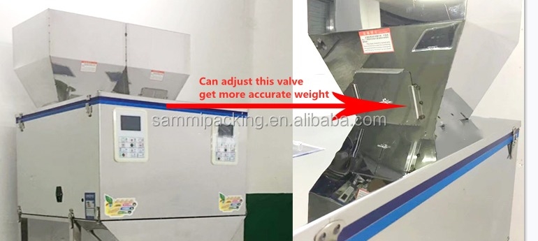 Automatic High Speed Granule Weighing Filling Machine for Rice Nuts for Plastic and Glass Bottles