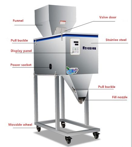 Máquina de pesagem profissional de baixo custo para enchimento de barris de pó/partículas/granos e equipamento de enchimento de sacos de alimentação com pesadora automática