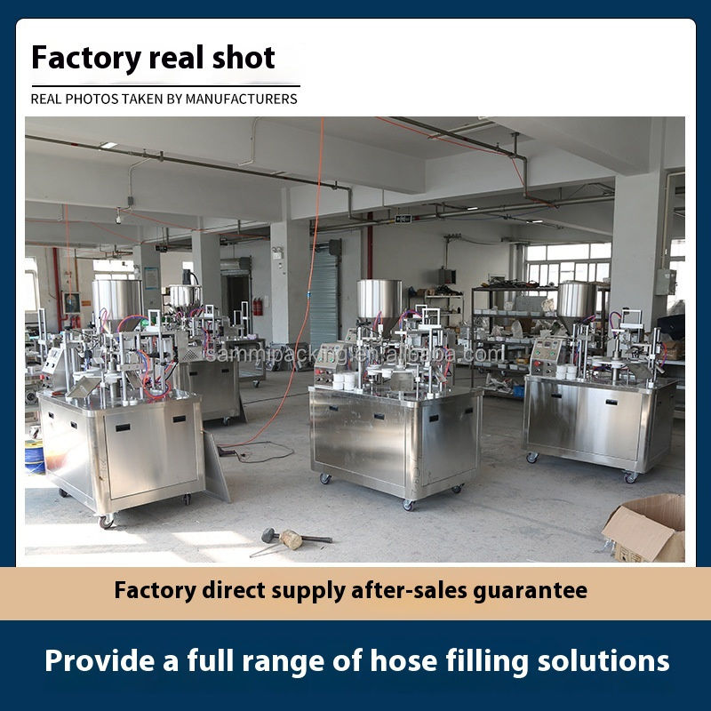 Máquina Automática Elétrica de Enchimento e Selagem de Tubos para Creme Facial Cosmético para Máquinas de Embalagem de Shampoo, Loção e Óleo Corporal