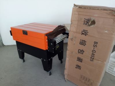 Máquina de Termoencolhimento BS4525 Jet para Embalagem de Alimentos, Bebidas e Outros Produtos Unitários