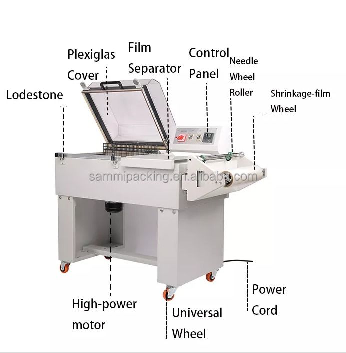 Melhor Qualidade China Manufacturer FM-5540 Máquina de Envolvimento Semi-Automática para Embalagens Industriais