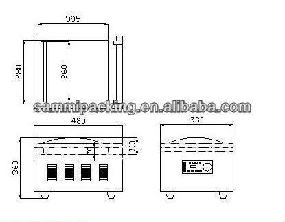 Máquina de Embalagem a Vácuo de Câmara Única em Promoção / Seladora a Vácuo de Mesa para Sacos Plásticos de PV PET, Carne/Frutos do Mar/Carne/Doces/Grãos