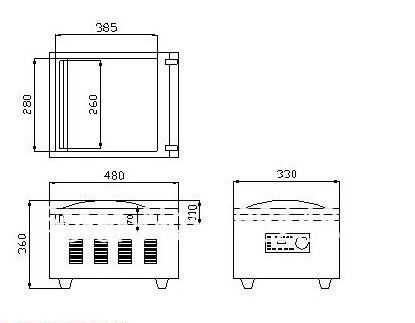 Máquina de Selagem a Vácuo Multiuso Fácil de Operar para Uso em Lojas/Doméstico Embaladora a Vácuo de Câmara Única para Embalagem de Alimentos em Sacos PV PET