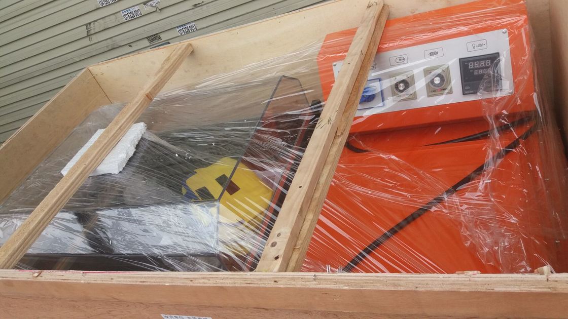 Preço de fábrica FM5540 Máquina de embalagem de compressão térmica de duas barras em um L. Cortador de vedação integrado elétrico com material de filme PE