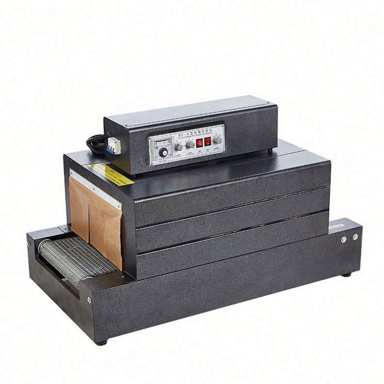 Venda Quente Pequena Película de Plástico Túnel de Calor Redução Corte Máquina de Embalagem para garrafa / caixa Fácil de operar