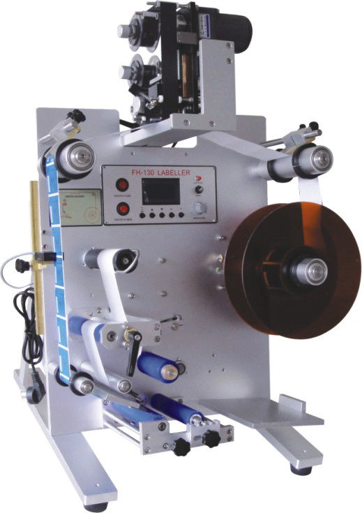 Máquina automática de rotulagem de etiquetas em linha vertical com impressora de data para embalagem de garrafa redonda