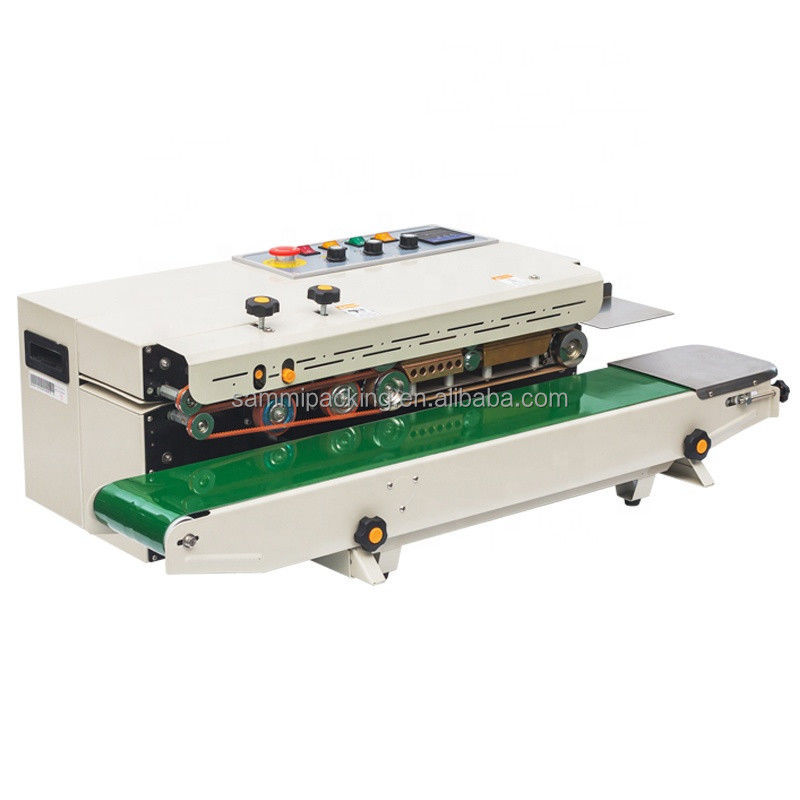 2025 Máquina de embalagem de selante de banda térmica de tipo bolso de fechadura elétrica horizontal de fácil operação