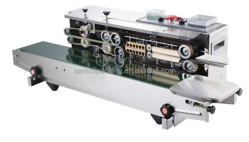 2025 Máquina de embalagem de selante de banda térmica de tipo bolso de fechadura elétrica horizontal de fácil operação
