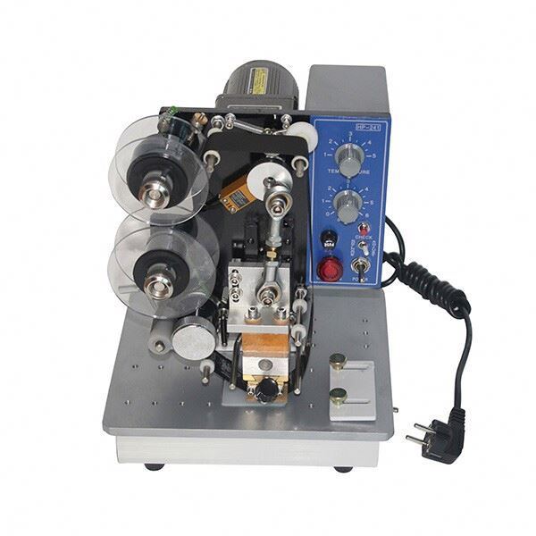 Nova Máquina de Impressão de Código de Fita Colorida Semi-Automática