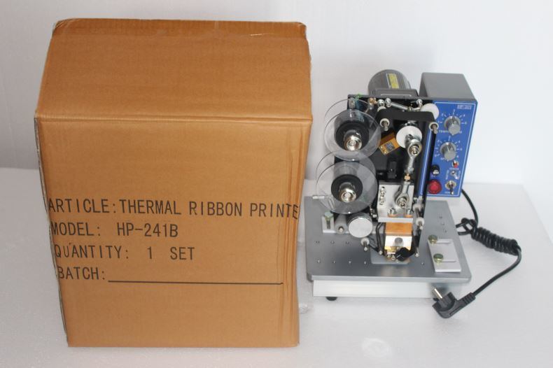 Nova Máquina de Impressão de Código de Fita Colorida Semi-Automática