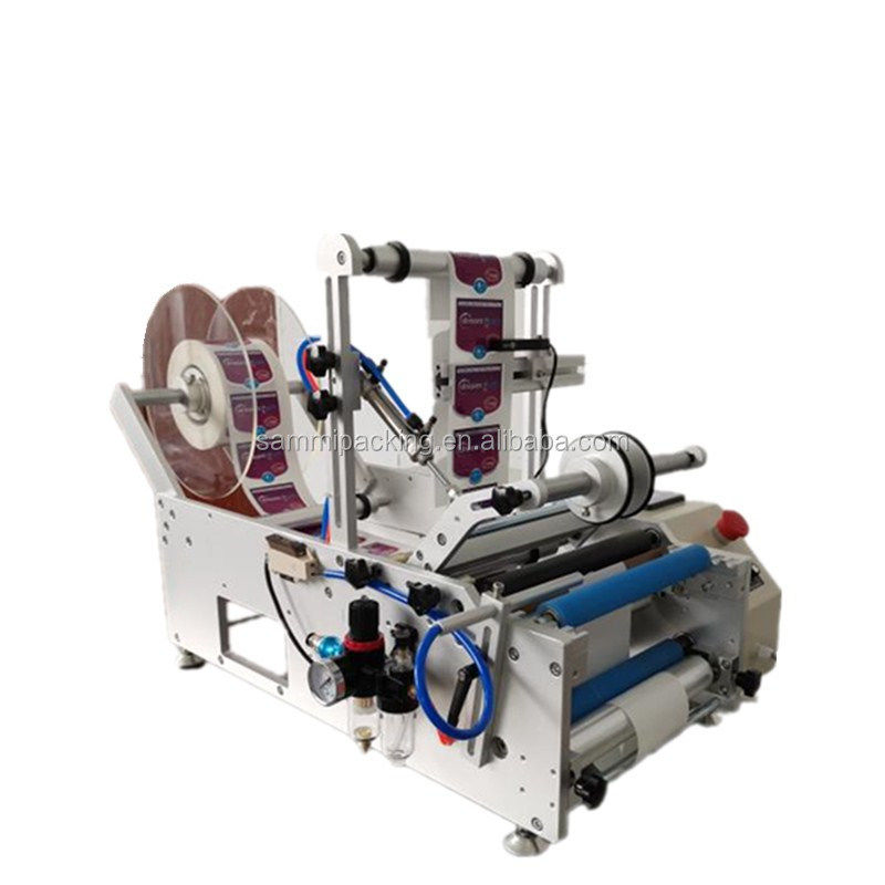 Máquina de rotulagem semiautomática de garrafas de vidro de 10 ml