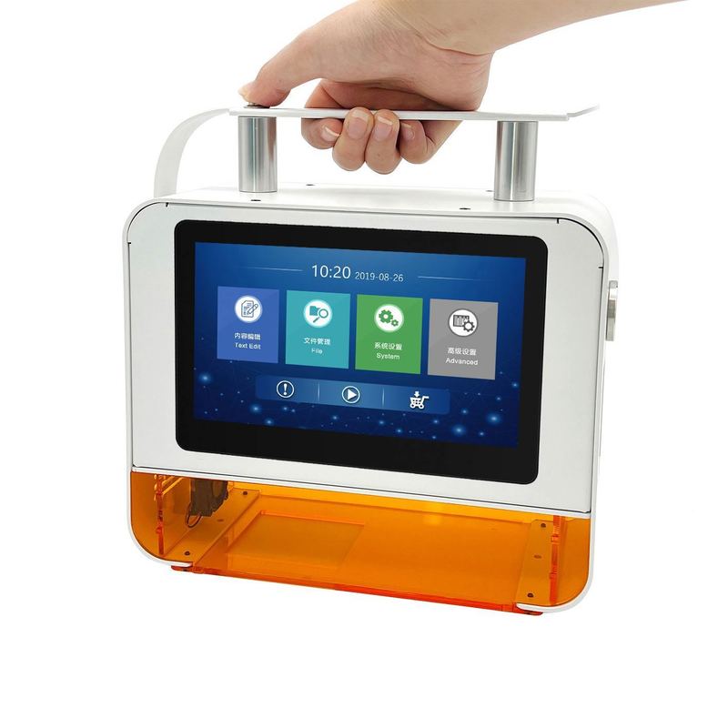 Garantia de 100% Boa Qualidade Impressora Laser UV Portátil para Desktop com Código de Data e Logotipo, Máquina de Marcação a Laser de Fibra