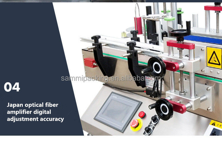 Máquina de Rotulagem Automática de Alta Velocidade com Preço Barato e Transportador, Rotuladora de Garrafas SMTBJ-50 com CE