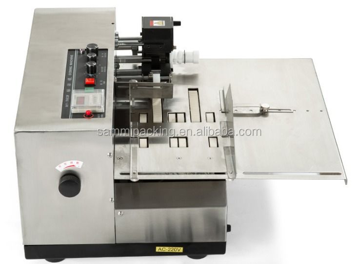 MY-380F Máquina automática de codificação de rolos de tinta de alta velocidade para impressão de data/lotação/número de lote em rótulos, sacos de plástico e embalagens de filme