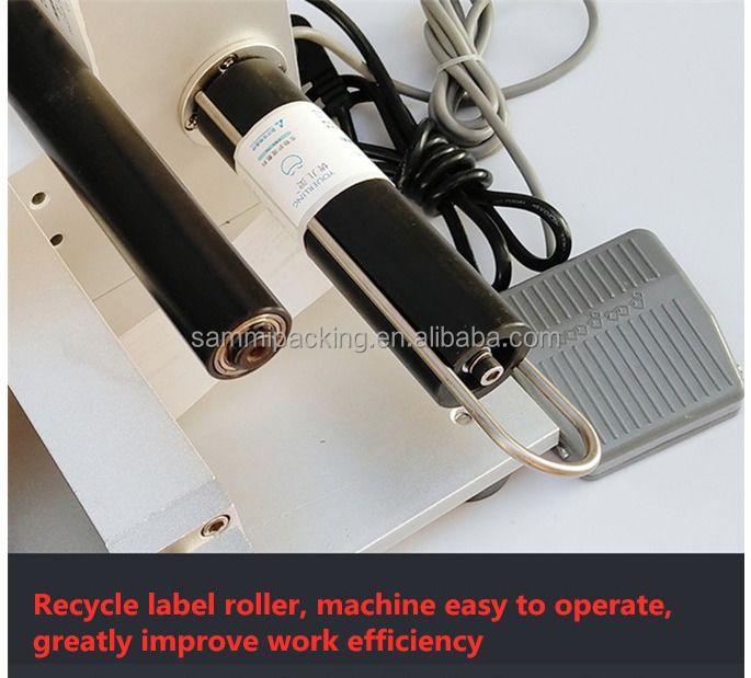 Máquina de Etiquetagem Profissional de Baixo Custo para Pequenas Empresas - Rotuladora Semiautomática para Frascos Quadrados e Superfícies Planas