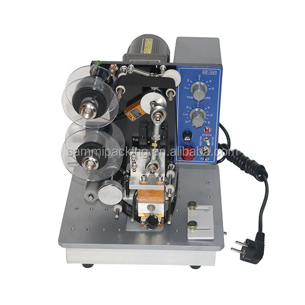 Máquina Elétrica Semi-Automática de Impressão e Numeração de Datas, Nova Condição, Motor Principal para Sacos, Filme e Folha