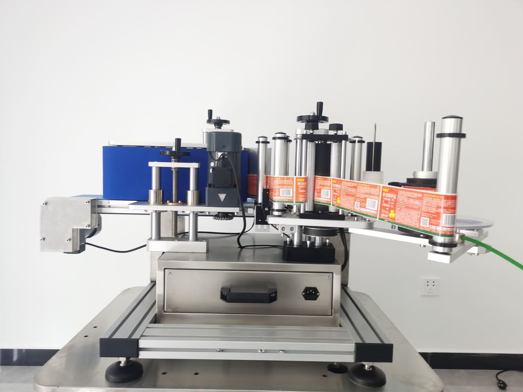 Aplicador de etiquetas de escritório de alta velocidade Máquina de distribuição de adesivos autoaderentes para embalagens de cosméticos de água redonda