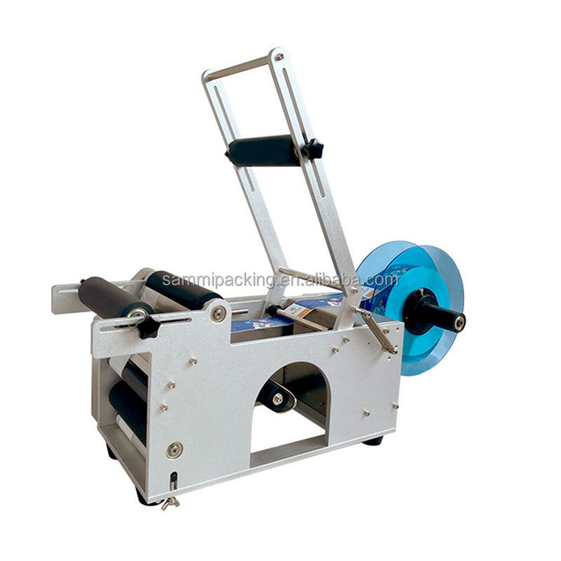Boa venda MT-50 Vidro e plástico garrafa redonda manual adesivo autocolante máquina de rotulagem