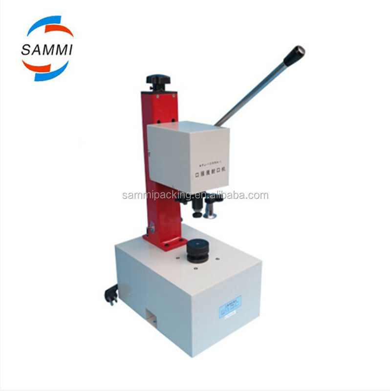 Máquina de fecho manual para garrafas de líquido oral, frascos, garrafas de penicilina, garrafas de antibióticos