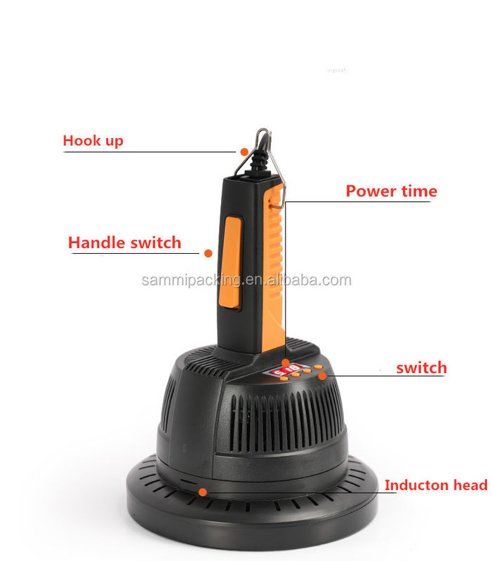 Máquina de vedação de indução eletromagnética de mão Máquina de vedação de garrafas de plástico