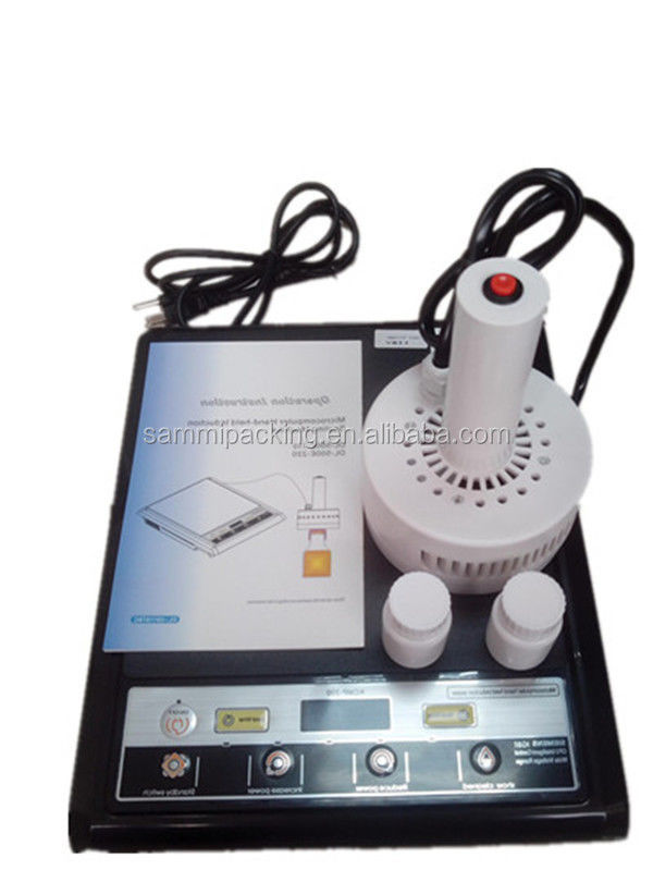 Seladora de Indução Portátil DL-500E, Máquina de Selagem por Indução para Frascos com Folha de Alumínio
