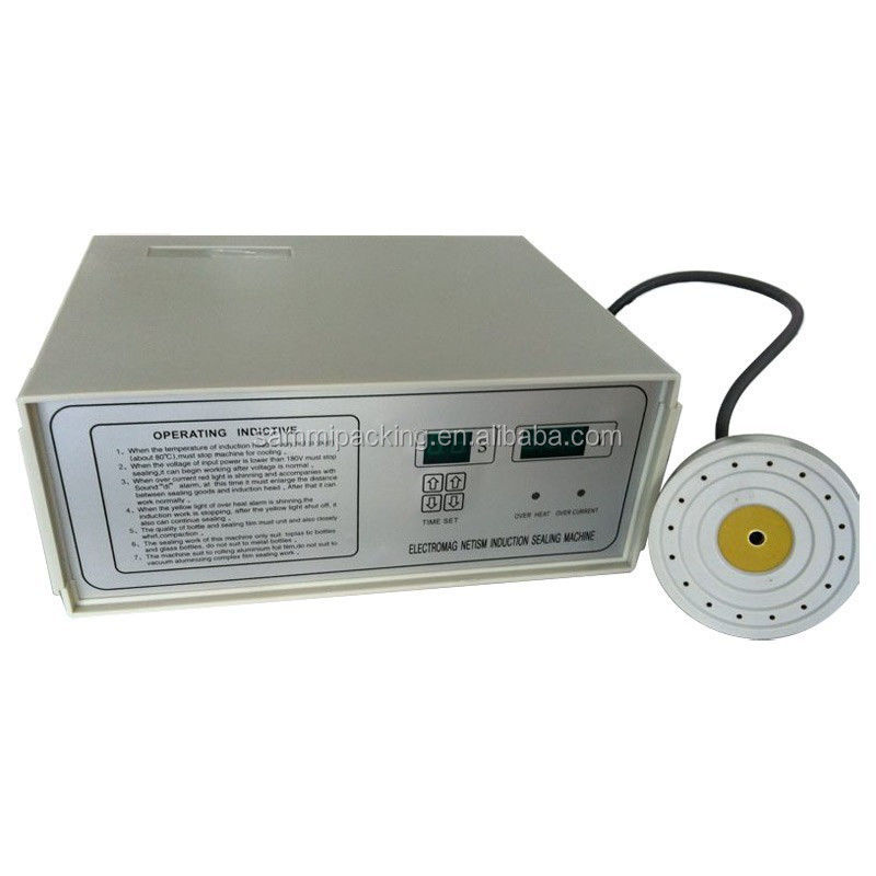 Máquina de vedação de juntas de folha de alumínio portátil elétrica portátil 20-100mm vedação da boca da tampa da garrafa para aplicações de bebidas