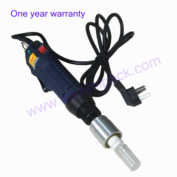 Portable Hand Held Electric Bottle Capping Machine Automatic With Security Ring Plastic Bottle Capper Sealing Tool