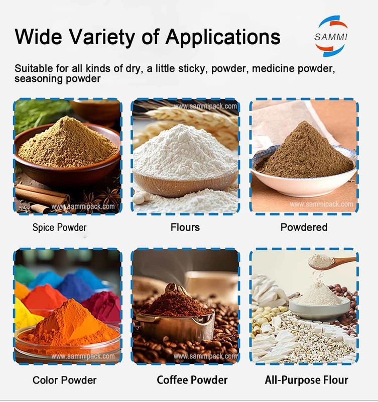 2-50G Flower Powder Dispenser Coffee Bean Tea Bag Seeds Grain Sachet Small Powder Particle Filling Machine (Machina de enchimento de pequenas partículas de pó)