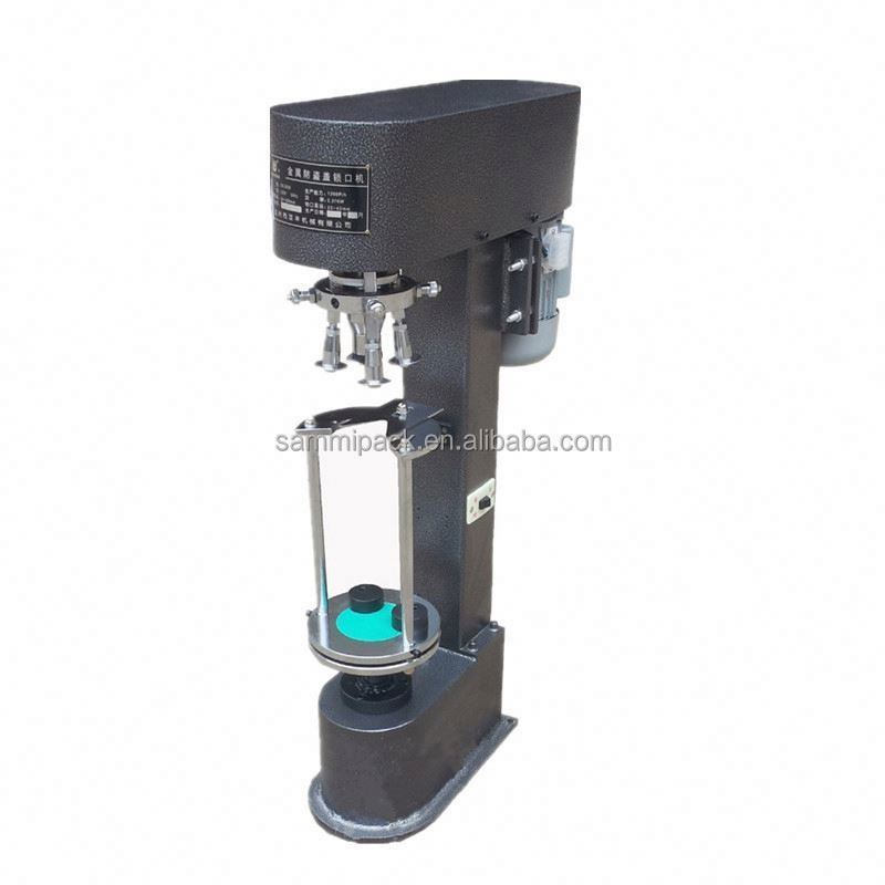 Máquina de Encaixe de Rosca de Garrafa de Vidro de Licor com Tampa de Alumínio ROPP de Cabeça Única Semiautomática