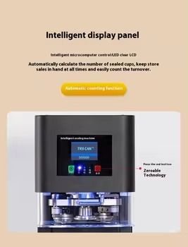 Preço por atacado Máquina de vedação de latas comerciais, 3S High Speed Electric Seamer para latas de bebidas / alimentos, alta precisão