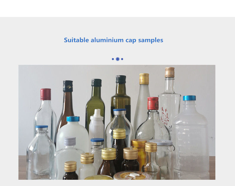 Máquina de Envasamento ROPP Semiautomática de Baixo Custo para Tampas de Alumínio, Vedação de Garrafas de Vidro, Máquina de Tampagem de Garrafas de Vinho e Licor DK-50