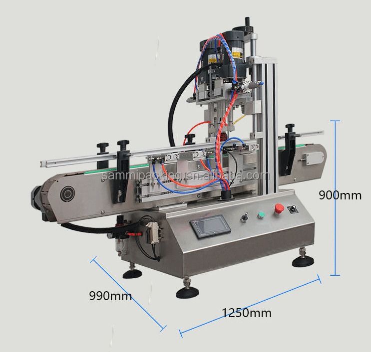 Máquina de fecho automático de garrafa de garrafa de óleo essencial
