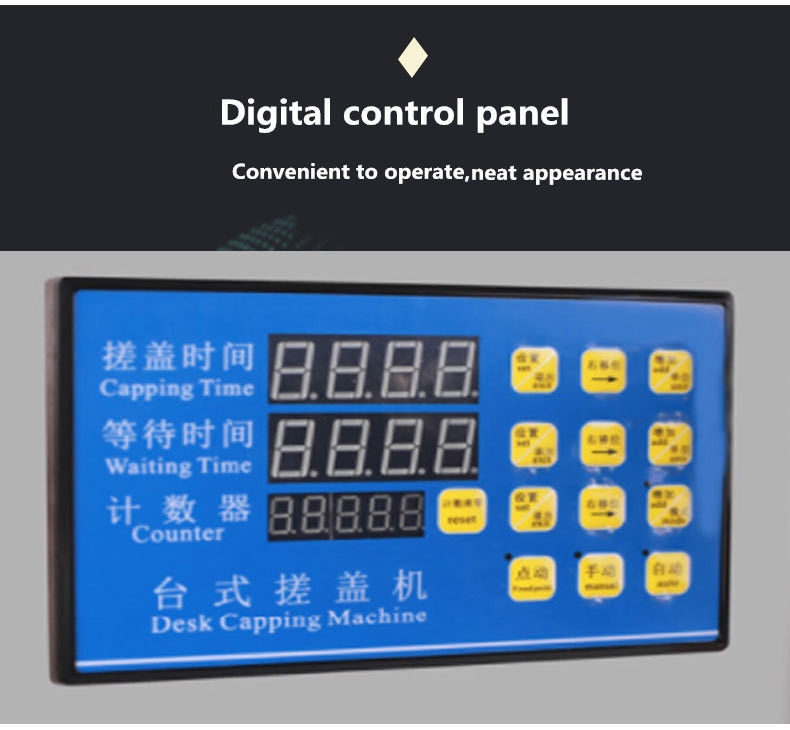 Equipamento de vedação de garrafas de plástico industrial durável