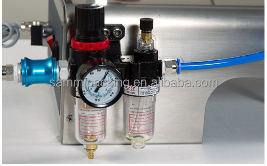 Máquina de Enchimento de Líquidos com Pistão de Cabeça Única de Alta Eficiência, Máquina de Enchimento de Água, Óleo, Suco e Bebidas de 100-1000ml para Garrafa/Lata