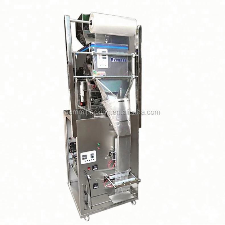 Máquina automática de embalagem de snacks de 100g-1000g para batatas fritas, ensacamento e pesagem automática