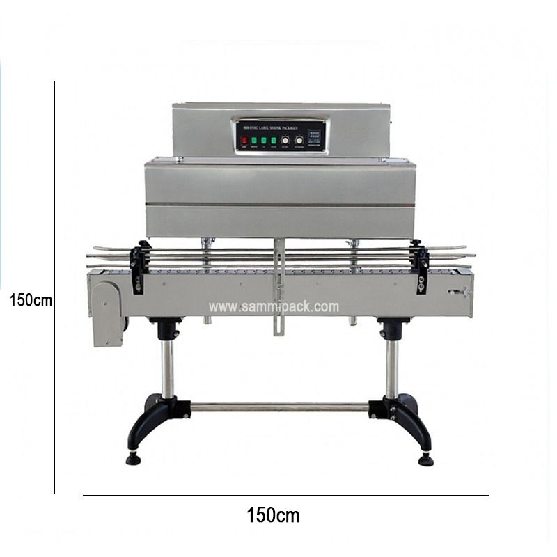 Máquina de Embalagem de Filme Termoencolhível de PVC para Garrafas Plásticas Pequenas Automáticas, Túnel de Manga, Rotulagem e Embalagem