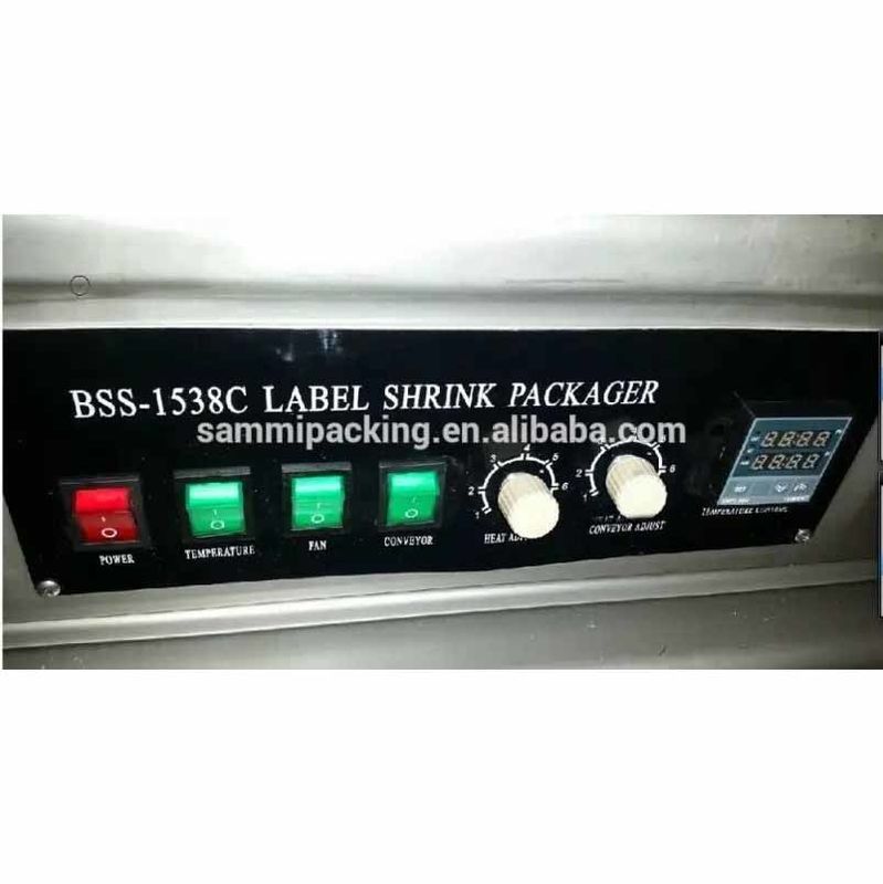 Máquina de Embalagem de Filme Termoencolhível de PVC para Garrafas Plásticas Pequenas Automáticas, Túnel de Manga, Rotulagem e Embalagem