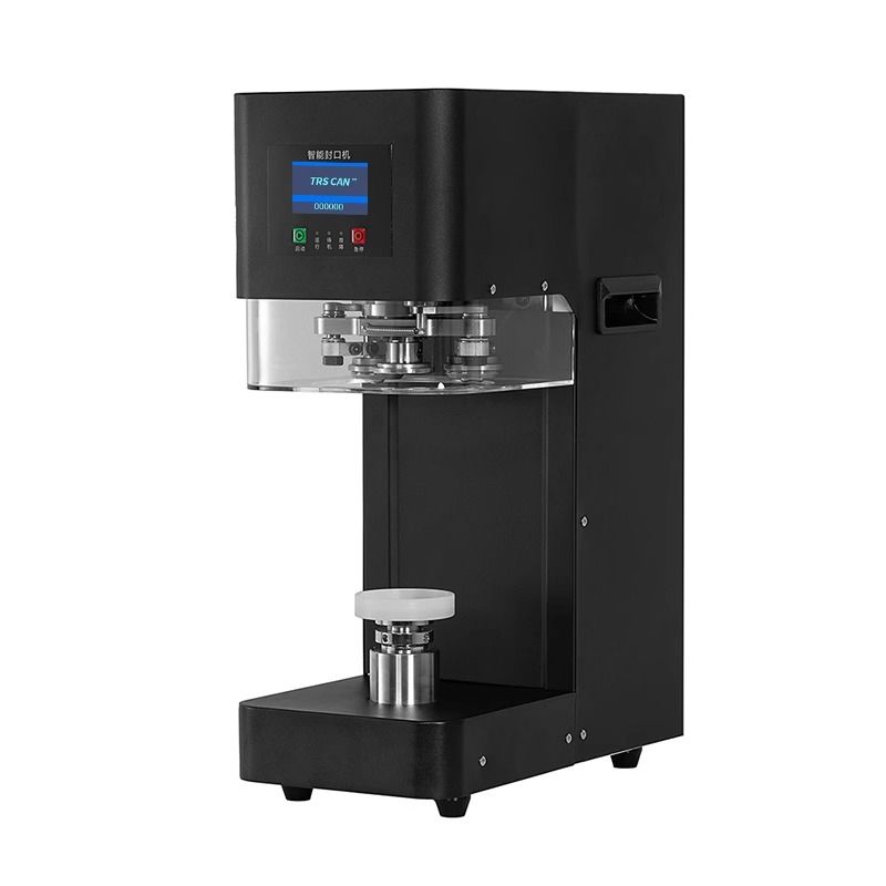 Máquina Seladora Automática de Latas de Alta Eficiência 2025 Elétrica Manual para Vedação de Latas de Café, Refrigerante, Cerveja e Refrigerante para Garrafas de Vidro