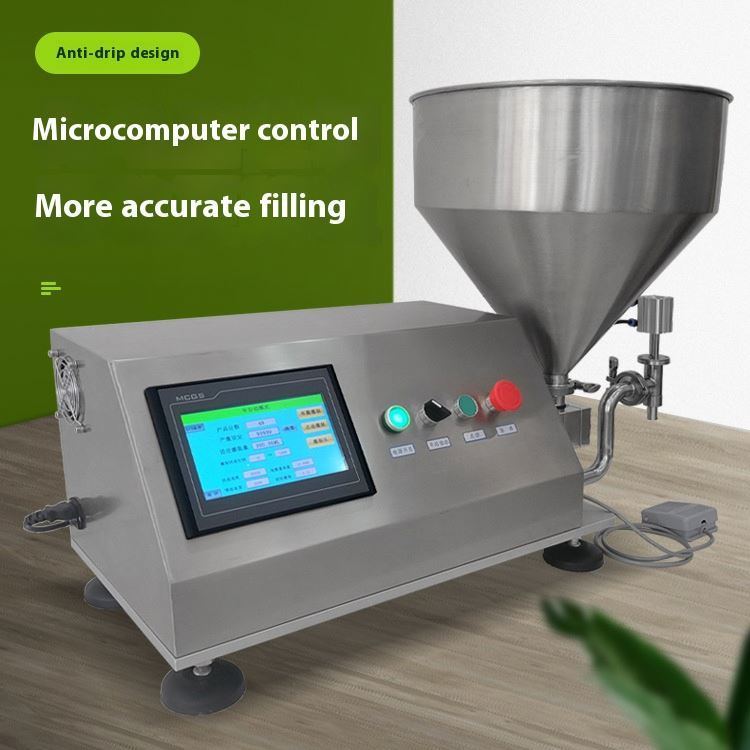 Máquina rotativa de preenchimento de óleo de compostagem de alimentos Rotor Lobe Pump Chocolate Filler Loção de amendoim Creme cosmético máquina de preenchimento de pasta