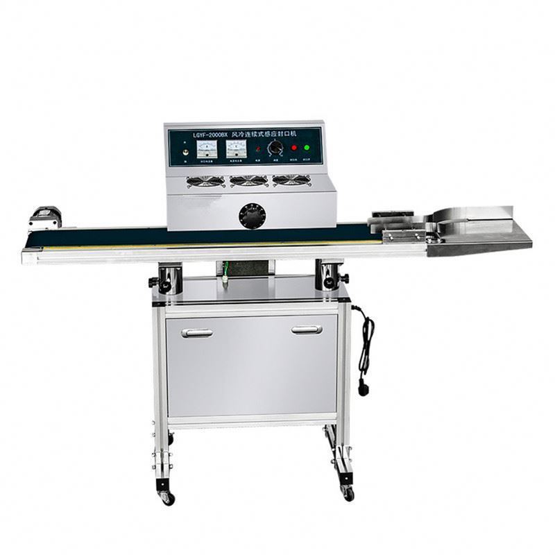 Grátis Máquina de vedação automática de frascos de vidro por indução Tipo de piso Máquina de vedação automática por indução