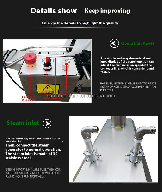 Gerador de Vapor em Promoção Gerador de Vapor Embutido Máquina de Túnel de Encolhimento a Vapor para Fábrica de Garrafas Preço de Atacado