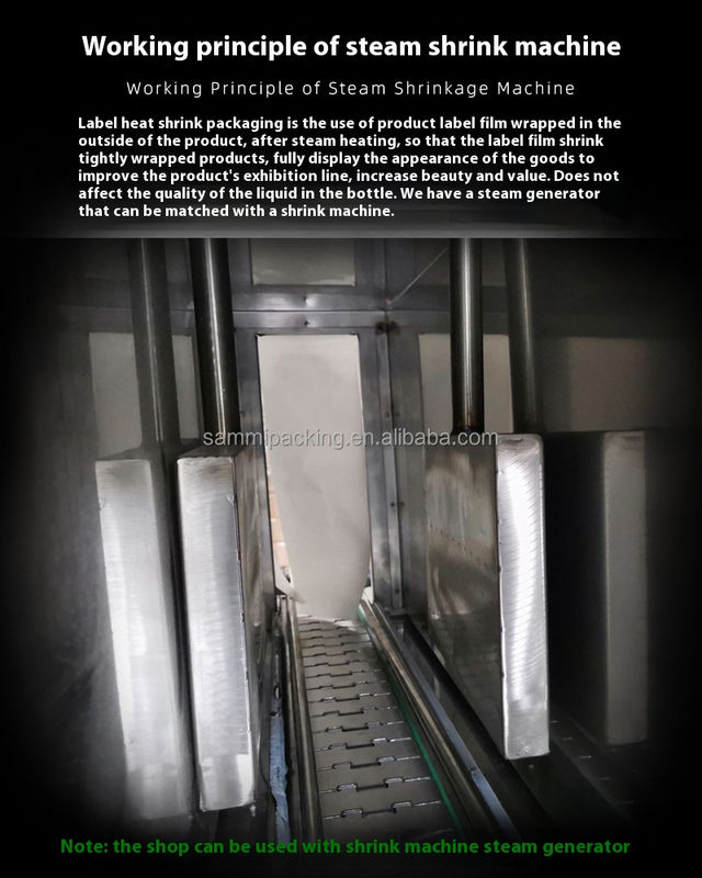 Gerador de Vapor em Promoção Gerador de Vapor Embutido Máquina de Túnel de Encolhimento a Vapor para Fábrica de Garrafas Preço de Atacado